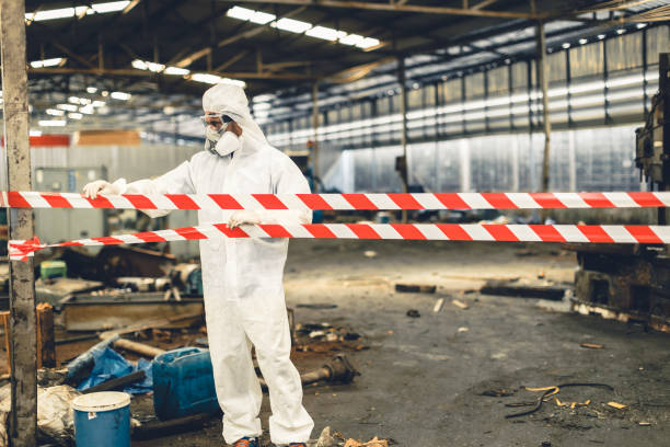 Professional Drug Lab Cleanup technician working in Port Deposit, MD
